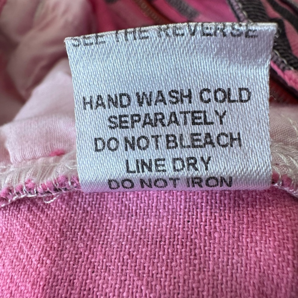 Y2K Pink Checkerboard Denim Mini Skirt Ring Zip Punk Indie Sleaze Street Style - Picture 10 of 11